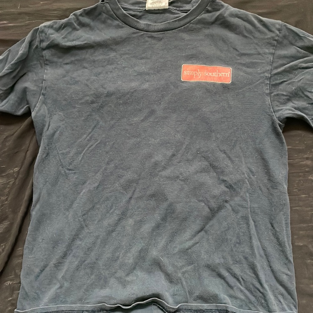 Short sleeve shirt with animal print and quote